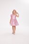 Pink sequined girl's evening dress - 4