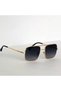 Reynmen Model Black Gradient Glass Gold Framed Uv400 Protected Pilot Sunglasses
