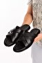 Men's Genuine Leather Daily Classic Slippers Esm.402