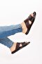 Men's Genuine Leather Daily Classic Slippers Esm.017 - 5