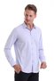 Lilac D. Slim Fit Patterned Cotton Slim Collar Long Sleeve Sports Shirt - 5