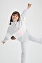 Girl's High Collar Sweatshirt