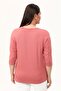 Large Size New Season Casual Comfort Model Peacock Feather Pattern Stone Embroidered Mother Stylish 4 Seasons Blouse - 8