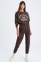 Paperbag High Waist Woven 100% Cotton Pants S2790az22wn - 4
