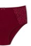 5-Piece High Waist Plus Size Cotton Bato Women's Panties with Lace Detail on the Sides - 7