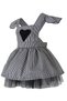 Girl's Ruffled Tutu Dress with Sleeves Crown Set 1-10 Years Old Birthday Dress - 3