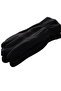 Unisex Black Winter Fleece Gloves with Elastic Cuffs