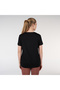 Wewon Style Siyah Bisiklet Yaka Basic Tshirt - 2