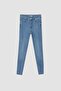 Rebeca Skinny Fit Normal Waist Long Jean Trousers - 3