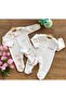 2-Piece Organic Cotton Baby Rompers Set with Booties Dragonfly