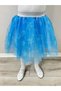 Girls'/ Frozen Elsa Themed/ Blue Tutu Skirt/show Skirt - 3