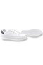 Women's White Black Sports Plain Lace-up - 3