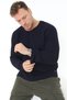 Roma Crew Neck Sustainable Production Thessaloniki Knit Black Knitwear Sweater - 3