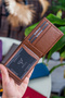 Arsenal Genuine Leather RFID Blocking Horizontal Tan Men's Wallet - 4