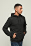 Oversize Hooded Kangaroo Pocket Sweatshirt - 4
