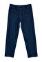 Lacivert Regular Beli Lastikli Jeans Bol Kot Pantolon TMNAW24JE00025 - 8