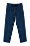 Lacivert Regular Beli Lastikli Jeans Bol Kot Pantolon TMNAW24JE00025 - 6
