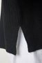Women's Black V-Neck Textured Knitwear Sweater PF00011 - 6