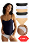 Women's Laser Cut Seamless Panties Non-marking Soft Panties Micro Fabric Bikini Panties Pack of 6