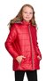 Furry Girl's Puffer Jacket with Pockets and Hood - 3