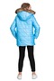 Fur Girl's Puffer Coat with Pockets and Hood - 4
