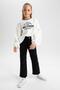 Girl's Wide Leg Pants