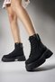 Gaearthel Women's Boots00121602 Textured Black - 2