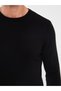 Lcwaikiki Classic New Black Crew Neck Long Sleeve Men's Knitwear Sweater (W3) - 4