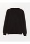 Lcwaikiki Classic New Black Crew Neck Long Sleeve Men's Knitwear Sweater (W3) - 7
