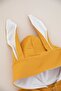 Unisex Rabbit Patterned Hooded Baby Jumpsuit - 2