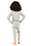 Boy's Gray Melange Cotton Thermal Underwear Set - Flexible 8390 - 2