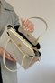 S4 Medium Size Daily 5 Compartment Classic Model Women's Shoulder Bag 2120 cream combination - 4
