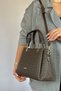 S4 Medium Size Daily 5 Compartment Classic Model Women's Shoulder Bag 2120 brown - 3
