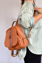 S3 Medium Size Daily Crossbody and Backpack Women's Bag 2177 Tan - 3