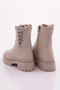 Women's Lace up Boots, Ecru Model Number 211011321027 - 3