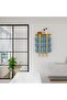 Towel rack with shelf for bathroom, BETHOM towel rack, 50 cm bath towel hanging, color gold - 3