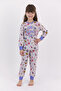 Long Sleeve Patterned Rolypoly Girl's Pajamas Set Age 9-10/14-15 - 2