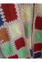100% Hand Knitted Women's Vest with Motif Bohemian/ethnic Motif Pink Bearmo - 3