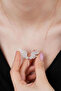 Zircon Stone Angel Design Micail Angel Necklace - 2