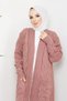 Women's Pocket Knitted Knitwear Cardigan Dusty Rose - 7