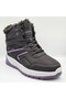 Olho Pu Hi W 3Pr Black - Purple Women's Outdoor Lace-up Shearling Boots - 2