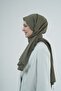 Women's Cotton Cotton Shawl Khaki - 3 - 2