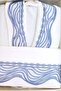Helezon Family Bathrobe Set Indigo-Cream/Indigo - 3