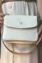 2 Straps, 5 Compartments Special Series Women's Cross Shoulder Bag As4063 Cream-combination - 5
