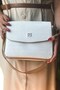 2 Straps, 5 Compartments Special Series Women's Cross Shoulder Bag As4063 White-combination - 4