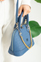 Print Patterned Special Series Hand and Shoulder Bag 94076-gq Navy Blue Combination - 3