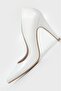 WOMEN'S WHITE GENUINE LEATHER HEELED STILETTO SHOES, NUMBER 35-40 - 6