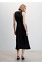 Two Color Bow Dress - 4