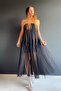 LACE TOWEL STRAPLEZ DRESS - 4