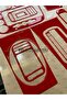 Honda Civic 2001 - 2005 Torpedo, Console, Trim, Chest Cover Set Red Color - 5